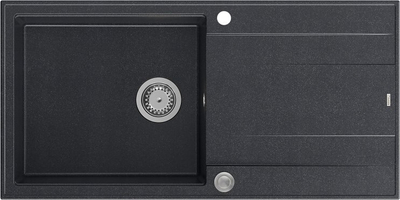 Lavaman kuzhine Deante GraniteQ EVAN 146 XL, 1 kazan me pikatore, 1000x500 mm, Black Diamond