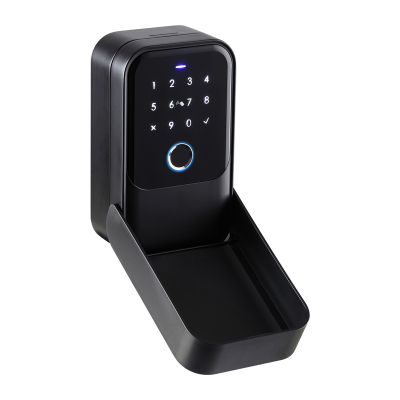 Kuti inteligjente për çelësa Avatto SDL-K5, sensor gishtash, tastierë numerike, e zezë