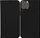 Kllapë telefoni Dbramante1928 Oslo për iPhone 14, flip wallet, e zezë