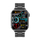 Smartwatch Colmi P80, ekran me prekje HD, IP67, i zi metalik