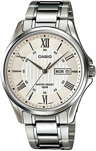 Orë për meshkuj Casio MTP-1384D-7AVEF, e argjendtë