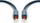 Kabllo audio Clicktronic Cinch, 1 m, mono, blu