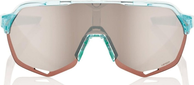 Syze sportive 100% S2, lente HiPER Silver Mirror, kornizë mente transparente