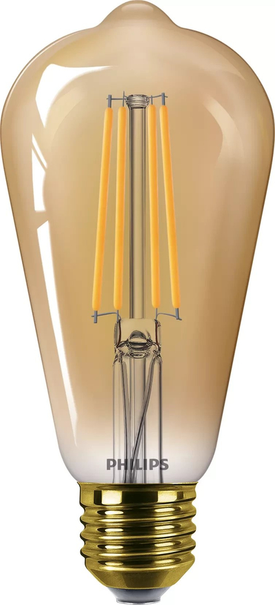 Llambë LED dekorative E27 Clear Amber, 50W, dritë e ngrohtë