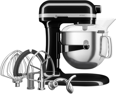 Mиксер за маса KitchenAid 5KSM70SHXEOB, 3.9kg тесто, моќен мотор, црн
