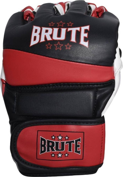 Doreza MMA Brute, masa S/M, PU, të zeza kuqe bardhë