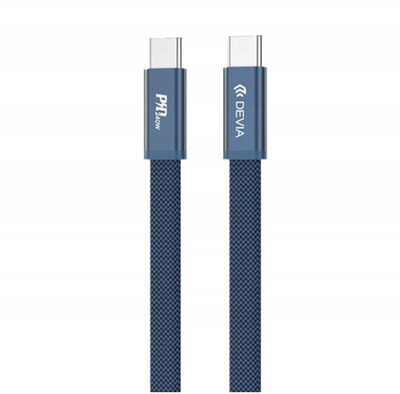 Kabllo kariku USB C Devia Ultra3, PD 240W, 1.5m, blu