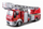 Lodër makinë e zjarrfikësve Bburago Iveco Magirus 150E 28, e kuqe