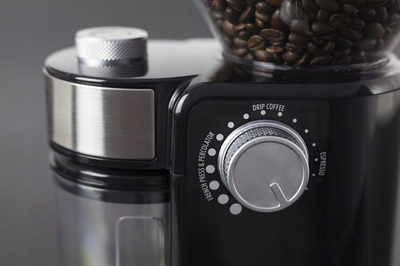 Mulli elektrik kafeje Caso Barista Crema, mekanizëm burr, inox