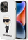 Kapak telefoni Karl Lagerfeld KLHCP14LSNIKBCH, për iPhone 14 Pro, silikon, i bardhë