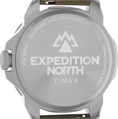 Orë dore për meshkuj Timex Expedition Ridge Recycled Materials, bezhë