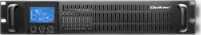 UPS rack Qoltec Pure Sine LCD 3000VA 2400W, on-line, ngjyrë e zezë