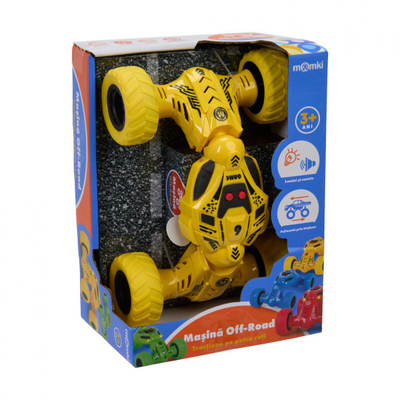 Makina lodër off road Momki, me drita dhe tinguj, ngjyra të përziera
