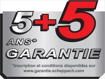 Grirës kopshti elektrik Scheppach GS55, 2400W, kapacitet prerjeje 45mm, 45L, blu