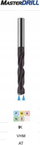 Shpuese rrotulluese Fanar MasterDRILL DIN-6537, 7 mm, karabit, montim cilindrik