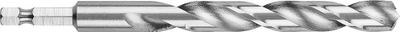 Spiral metalik Graphite, 12.0 mm, futje hex, metal