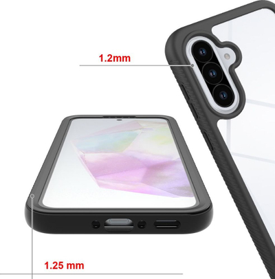 Kover telefoni Tech-protect Defense, për Samsung Galaxy A36 A56 5G, i zi