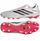 Këpucë futbolli Adidas Copa Pure IV League Laceless FG, për bar natyral, pa lidhëse, të bardha me të kuqe
