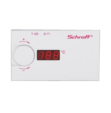 Termostat kontrolli ventilatori Schroff, ekran digjital, deri 300W, i bardhë