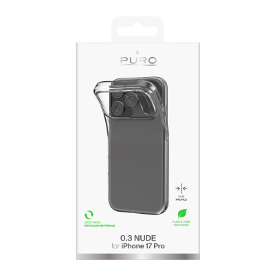 Këllëf telefoni Puro PUIPC17P6303NUDETR për iPhone 17 Pro, transparent