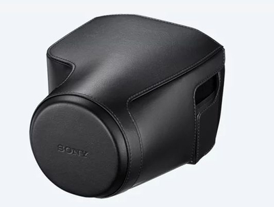 Rast mbrojtës për aparat Sony LCJ RXJ, për RX10, lëkurë, i zi
