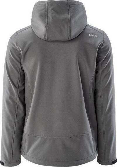 Xhaketë softshell Hi-Tec Noxon M për burra, me kapuç, gri
