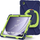 Këllëf tableti Tech-Protect X-Armor për Galaxy Tab A9+ 11", me xham të integrun, me dorezë-stand, blu me jeshile