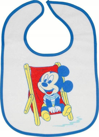 Set përparëse bebe Disney Mickey Mouse, 2 copë, pambuk, shumëngjyrëshe