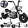 Motor elektrik për fëmijë Chopper, 24V, drita LED, i bardhë