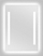 Pasqyrë LED Vento Torino MR2213, 60x80 cm, dritë e ftohtë
