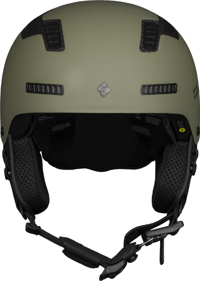 Кацига за скијање Sweet Protection Grimnir 2VI Mips, јаглеродни влакна, вентилација, каки боја