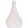 Vazo dekorative tavoline Deni HM4663.02S, fiber cement, 15x27 cm, e bardhë