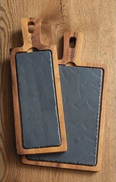 Tabaka për servirje Revol Basalt Collection, 30 cm, e zezë