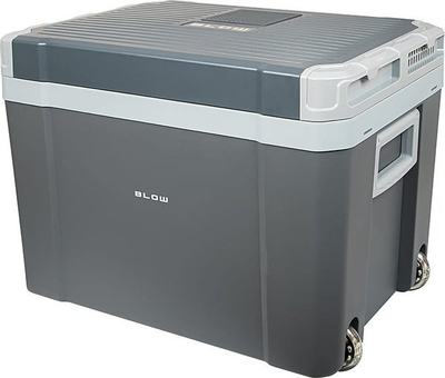 Frigorifer turistik BLOW 37L, 12V 230V, me ftohje edhe ngrohje, gri