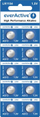 Bateri mini EverActive LR44, 150mAh, set 10 copë