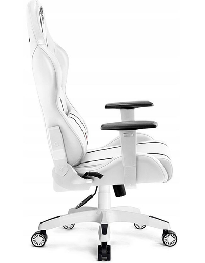 Karrige lojërash Diablo Chairs X-One 2.0 Normal, lëkurë eco, e bardhë