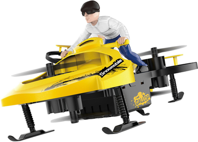 Dron lodër Amewi Extreme Air Cycle, kontroll me byzylyk 2.4GHz, gati për fluturim, i verdhë me të zezë
