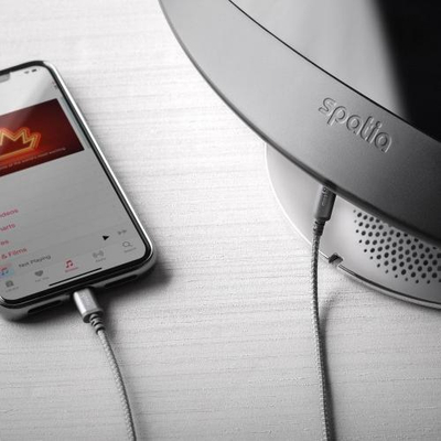 Kabllo audio Moshi Integra, Lightning në 3.5mm, 1.2m, gri