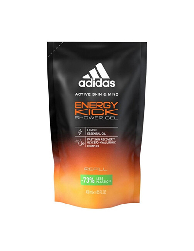 Xhel dushi për meshkuj Adidas Kick Energy, 400 ml