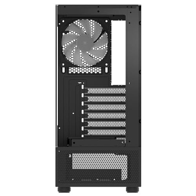 Kullë kompjuteri Invader X Mini Black, mid tower gaming, mban GPU deri në 330mm, e zezë