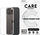 Mbështjellës PanzerGlass CARE Urban Combat për iPhone 16 Pro Max, mban shumë nga rëniet, transparent