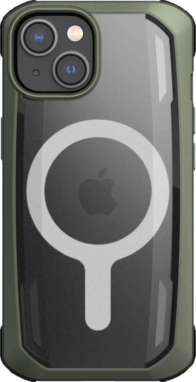 Maskë mbrojtëse Raptic Secure për iPhone 14 Plus, MagSafe, e fortë, e gjelbër