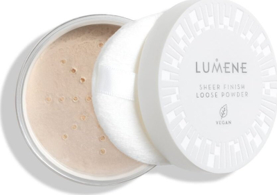Pudër e lirshme Lumene Sheer Finish, 8 g, transparente