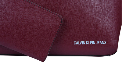 Çantë krahu Calvin Klein, e kuqe/verë