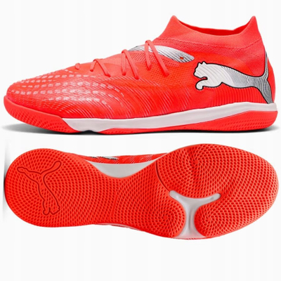 Këpucë futbolli Puma Future 9 Match IT, nr 46.5, për në palestër, portokalli