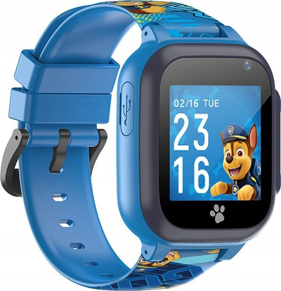 Orë e zgjuar për kalamaj Paw Patrol Chase, GPS LBS, buton SOS, blu