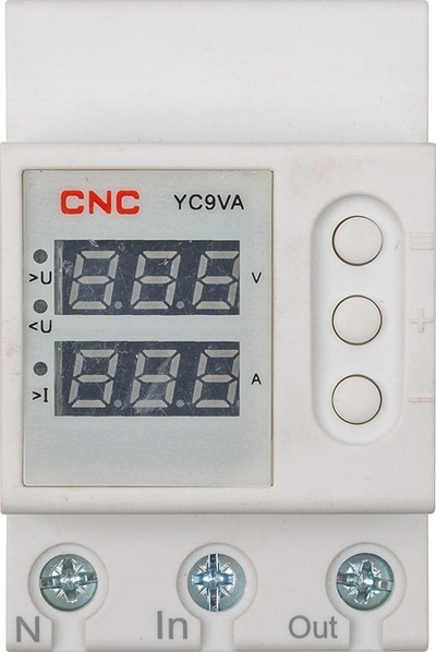 Mbrojtës tensioni CNC EL240326, 63A, 230V, i bardhë