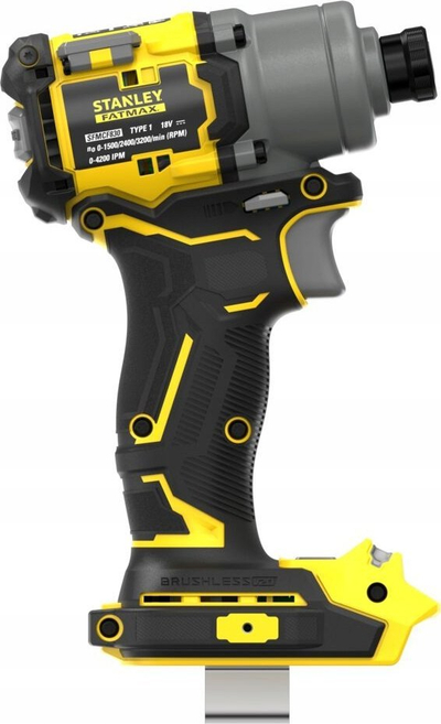 Ударен одвртувач без кабел Стенли FatMax SFMCF830B V20, 200Nm, бесчеткаст, без батерија