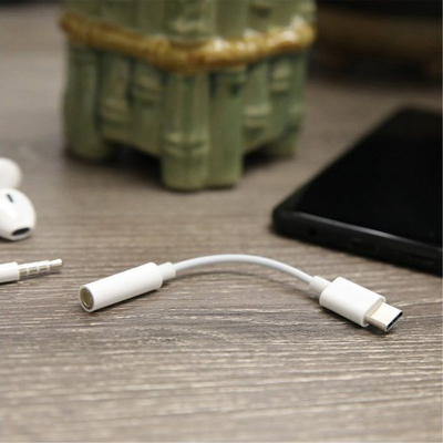 Adapter audio Samsung USB C në 3.5mm, 24bit 192kHz, i bardhë
