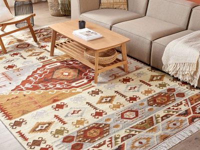 Tapet PROSHYAN Wool Kilim, 200x300 cm, lesh, shumëngjyrësh